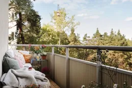 63平老公寓，改造後明亮柔美，陽台壁爐全年溫暖相隨，舒適宜居