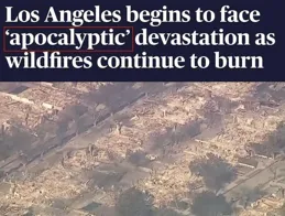 深觀察丨加州山火失控背後究竟是什麽「禍」