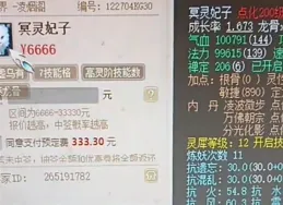 大話西遊2：全服第二的煉化賣了25000元！只比表妹客製版差一點