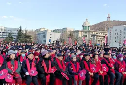 河北井陘：拉花浪漫迎春來