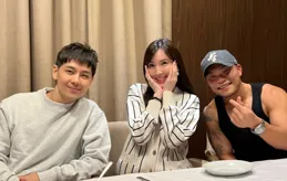 林誌穎帶妻兒新加坡過年，kimi英俊帥氣，嬌妻一雙大長腿太吸睛