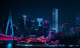 山 城 夜 色 文/曾久生