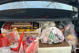 年後返程婆婆裝後備箱大比拼，第1正常，第7第9個，婆婆真疼兒媳