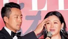 大S穿3年前汪小菲買的裙子與具俊曄出席宴會，合影曝光，畫面尷尬