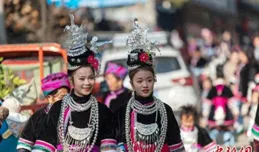 (新春走基層)貴州從江：侗族鼓樓對歌鬧新春