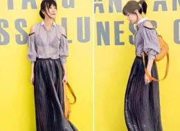 49歲梅婷剪了短發年輕20歲！穿鬥篷外套+牛仔褲時髦又減齡，好美