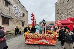 南昌萬壽宮與撫州文昌裏共啟「雙城之約」 舞龍舞獅慶新春