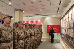 秦安縣解放紀念館迎來入伍新兵 紅色基因代代相傳