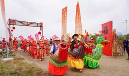 2025年崇左市江州區首屆花炮挑戰賽開幕