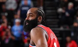 卡子哥和鮑威爾缺席又何妨，哈登24+11+8，單核帶隊拿下東部勁旅