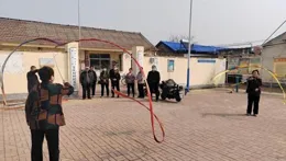 德州天衢新區趙虎鎮開展「彩綢舞起來」文化活動