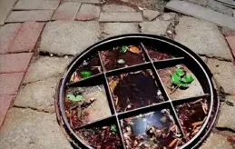 哈哈一笑，30張搞笑動圖：這井蓋看起來就像火鍋，看起來我餓了！