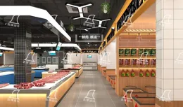 菜市場設計：頂部空間的巧妙利用與美學塑造