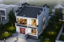 回鄉建房，你會徽派還是四合院？我更推薦徽派，恢弘大氣更優雅！