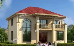 開間12公尺，客廳挑空+大窗設計，還有5個臥室，這別墅越看越愛