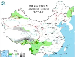 中央氣象台：西北地方多大風沙塵 新疆北部青藏高原東部等地有雨雪天氣