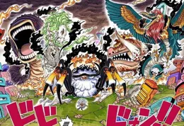 海賊王1146話情報，神之騎士團副團長登場，幻獸種窮奇果實能力者