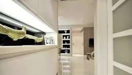 100平現代簡約兩居，增玄關，餐島一體，幹濕分離