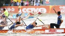 淥口區南洲鎮龍舟下水 備戰端午龍舟賽