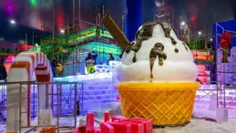 湖北隨州沈浸式冰雪奇幻樂園預計7月開放
