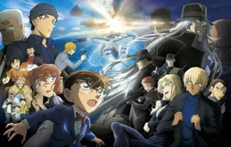 電影【名偵探柯南：獨眼的殘像】曝角色海報 全員高光高燃群像