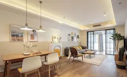 128㎡ | 超有生活感的鮮奶油原木風