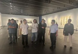 中國國家畫院院長劉萬鳴一行赴滄州調研