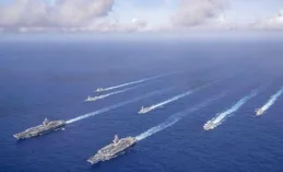 朝軍艦扶正後，衛星拍到罕見一幕，李在明致電中國，對華有事相求