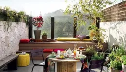 中式陽台茶室把春天的浪漫般進家