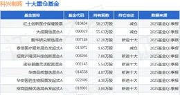 6月10日科興制藥漲6.40%，紅土創新醫療保健股票基金重倉該股