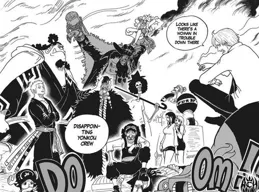 海賊王1154話，戰國救出卡普後，竟把赤犬滅了！羅賓被CP0帶走了