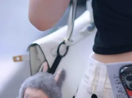 宋軼背著12萬的愛馬仕包狂奔，她跑的很快，她穿的百元波點裙漂亮