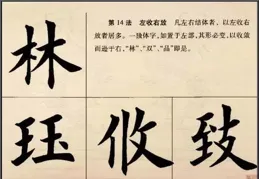 歐陽詢【楷書結構92法】，學歐者必備！