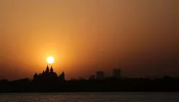 冠縣身邊·狂風後的晚霞