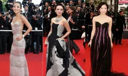 章子怡優雅的走上舞台，她優雅大方，富有感染力，她揚眉吐氣了！