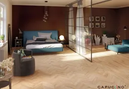 匯亞磁磚自然原木系列 · 魚骨木紋磚新品 | 將北緯40°的森林關在家中